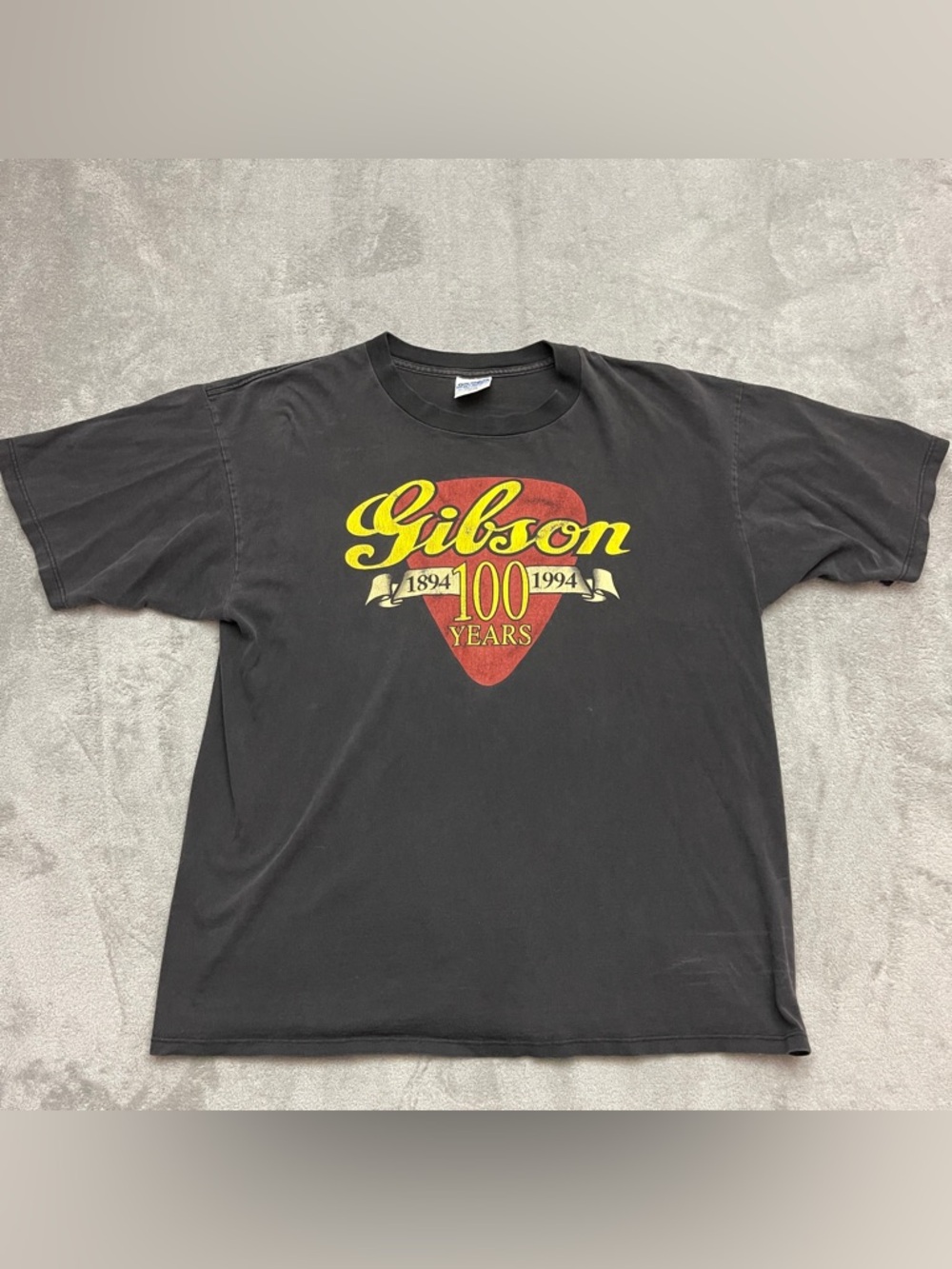 VINTAGE GIBSON GUITARS 100 YEARS ANNIVERSARY TEE SHIRT 1994 XL Made in Canada